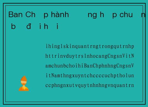 Ban Chấp hành Đảng họp chuẩn bị đại hội